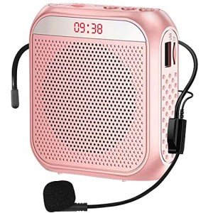 Rechargeable Voice Amplifier with Headset Microphone