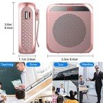 Rechargeable Voice Amplifier with Headset Microphone