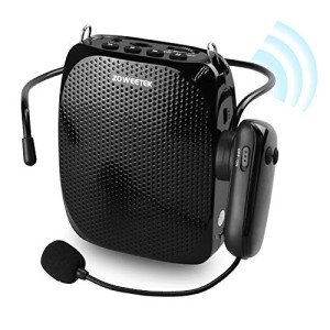 ZOWEETEK Wireless Voice Amplifier with 2 Microphones