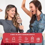Singing Machine Wireless Karaoke Microphone - Rose Gold