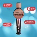 Singing Machine Wireless Karaoke Microphone - Rose Gold