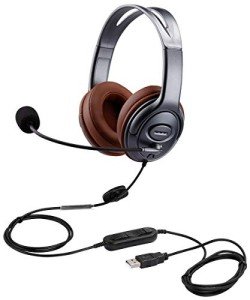 Noise Cancelling USB Headset with Microphone and Controls