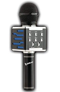 Voice Champ Deluxe Wireless Karaoke Microphone with LED Lights