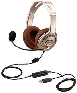 Noise-Cancelling USB Headset with Microphone for PC