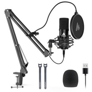 Plug & Play USB Condenser Microphone Kit