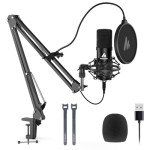 Plug & Play USB Condenser Microphone Kit