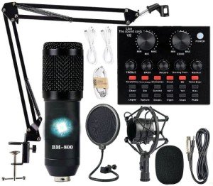 BM-800 Podcast Microphone and Voice Changer Bundle