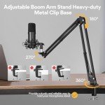 Plug & Play USB Condenser Microphone Kit
