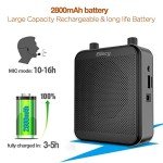 Giecy 30W Rechargeable Bluetooth Voice Amplifier