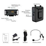 Giecy 30W Rechargeable Bluetooth Voice Amplifier