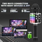 BlueFire 4-in-1 Wireless Karaoke Microphone for Kids