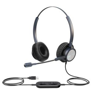 Yexatel USB Headset with Mute & Volume Control