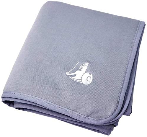 DefenderShield EMF & 5G Radiation Shielding Blanket - Viscose Made from Bamboo and Cotton - Signal Protection Cover for Beds, Couches, Pregnancy, Babies (Large - 80" x 60")