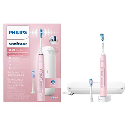 Philips Sonicare ExpertClean 7500, Rechargeable Electric Power Toothbrush, Pink, HX9690/07
