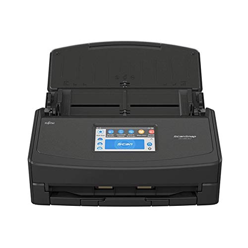 Fujitsu ScanSnap iX1500 Color Duplex Document Scanner with Touch Screen for Mac and PC (Black Model, 2020 Release)