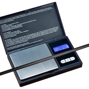 Luoyer Archery Arrow Scale Digital Pocket Scale Portable High-Precision Accurate Electronic 500g by 0.01g/7692grain by 0.15grain with LCD Display Mini Scale for Weighing Arrow Tips Arrowhead