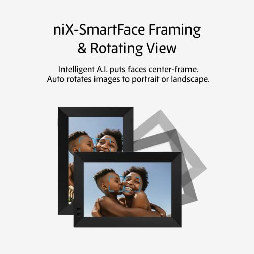 nixplay Smart Digital Picture Frame 10.1 Inch, Share Video Clips and Photos Instantly via E-Mail or App