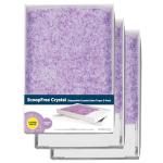 PetSafe ScoopFree Crystal Litter Tray Refills – Lavender Crystals, 3-Pack – Disposable Tray – Includes Leak Protection & Low Tracking Litter – Absorbs Odors on Contact