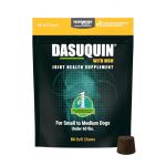 Nutramax Dasuquin with MSM Joint Health Supplement for Small to Medium Dogs - With Glucosamine, MSM, Chondroitin, ASU, Boswellia Serrata Extract, and Green Tea Extract, 84 Soft Chews