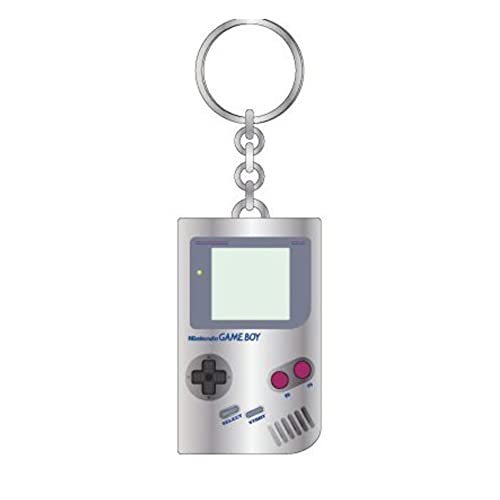 Nintendo Gameboy Silver Metal Keychain