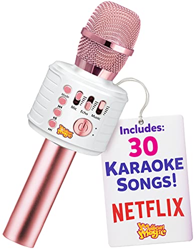 Motown Magic, Bluetooth Karaoke Microphone | Includes 30 Famous Songs |Kids Karaoke Microphone | Birthday Gift for Boys and Girls Ages 3 4 5 6 7 8+