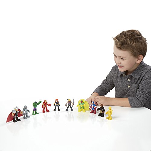 Playskool Heroes Marvel Super Hero Adventures Ultimate Set, 10 Collectible 2.5-Inch Action Figures, Toys for Kids Ages 3 and Up (Amazon Exclusive)
