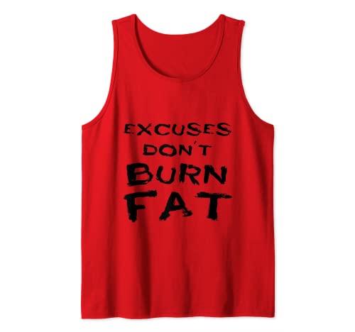Lifestylenaire: Fat-Burning Excuses Don't Exist Tank Top