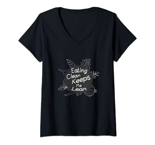 Lifestylenaire: Stay Fit with Clean Eating V-Neck Tee