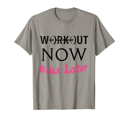 Lifestylenaire: Workout Now, Relax Later Tee