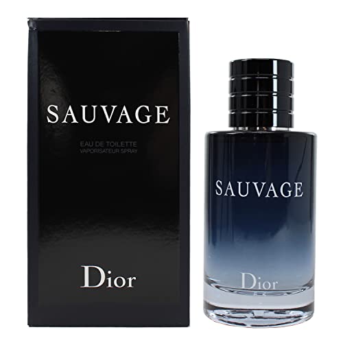 Sauvage by Christian Dior Eau de Toilette Spray for Men, 3.4 Ounce