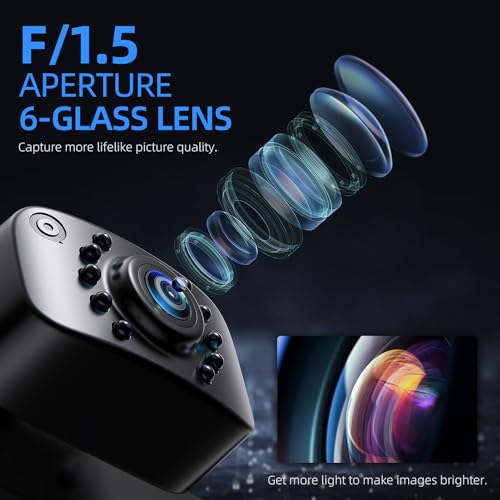 eRapta ERT01 HD Backup Camera Rear View License Plate Reverse Camera Universal for Pickup Truck Car SUV 149° Perfect Angle Night Vision IP69K Level Waterproof