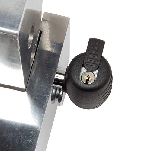 Aluma-Tow Adjustable Trailer Hitch Ball Mount, 6" Drop Ball Mount for 2" Receiver w/ 4pc Keyed Alike Set UT623410: Heavy-Duty, Sturdy Durable Construction, Tow up to 12,000 lbs GTW, Easy Installation