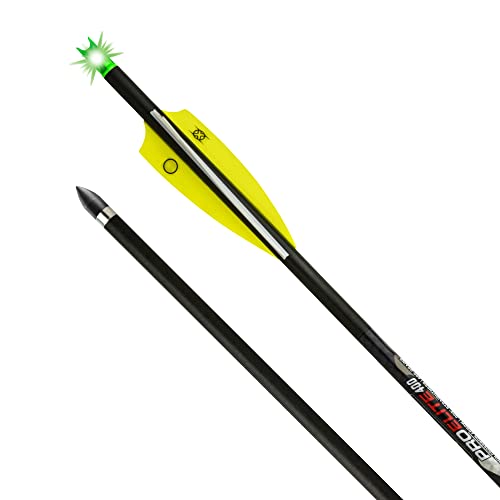 TenPoint Pro Elite 400 Alpha-Brite Lighted Carbon Crossbow Arrows 20" .003", 3 pack