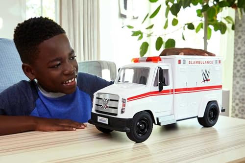 WWE Slambulance Wrekkin' Vehicle Breakaway Ambulance, for 6-Inch Action Figure [Amazon Exclusive]