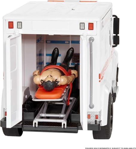 WWE Slambulance Wrekkin' Vehicle Breakaway Ambulance, for 6-Inch Action Figure [Amazon Exclusive]