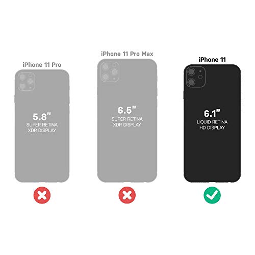 OtterBox iPhone 11 Symmetry Series Case - CLEAR, ultra-sleek, wireless charging compatible, raised edges protect camera & screen