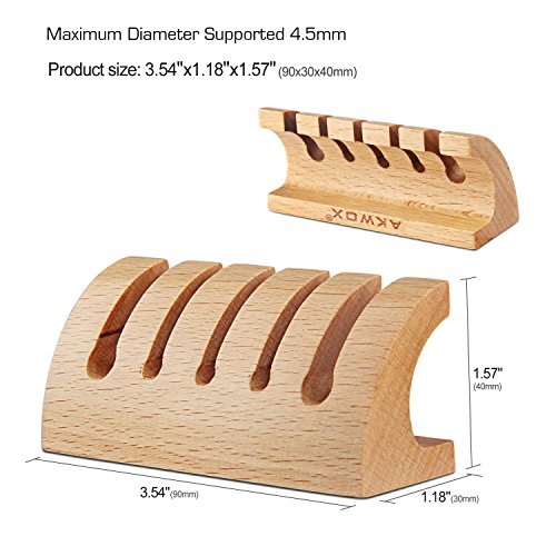 Akwox Wooden Cable Organizer and Cord Management System