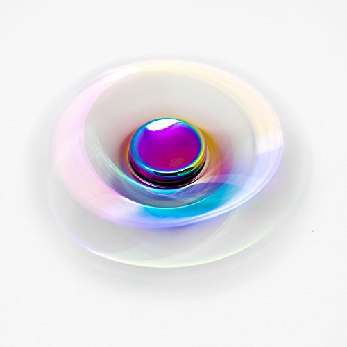 Rainbow Anti-Anxiety Fidget Spinner [Metal Fidget Spinner] Figit Hand Toy for Relieving Boredom ADHD, Anxiety Kit