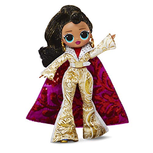 LOL Surprise! OMG Remix 2020 Collector Edition Jukebox B.B. with Token-Triggered Music, Colorful Lights, White and Gold Classic Rock Outfit, Flashy Accessories | Kid Girls 4-15 Years Old