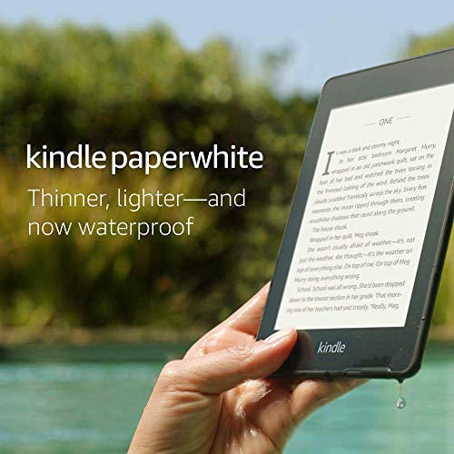 Kindle Paperwhite – (previous generation - 2018 release) Waterproof with 2x the Storage – Ad-Supported