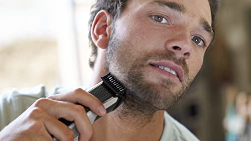 Philips Norelco Beard Trimmer and Hair Clipper Series 5500, electric, cordless, one pass beard trimmer and hair clipper with washable feature for easy clean - No blade oil needed - BT5511/49