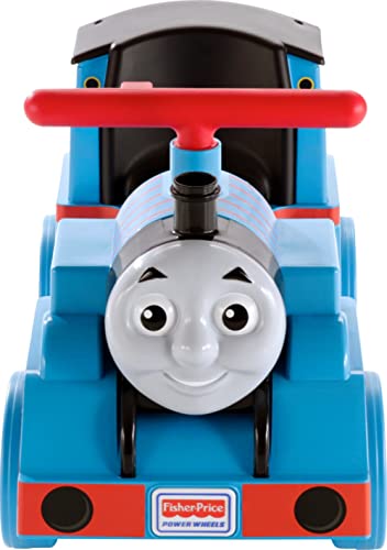 Fisher-Price Power Wheels Thomas and Friends Thomas Vehicle with Track, 6V Battery-Powered Ride-On Toy Train for Toddlers Ages 1 To 3 Years [Amazon Exclusive]