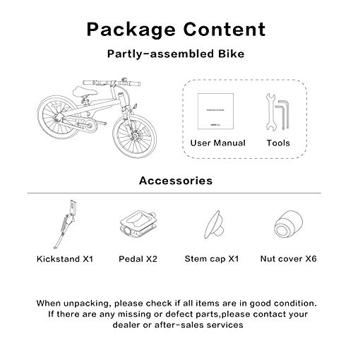 Segway Ninebot 18" Kids Bike Ages 5-10, w/ Aerospace Aluminum Frame, Enclosed Chain, Shock Absorbing Suspension, Disc Brakes and Kickstand - Blue