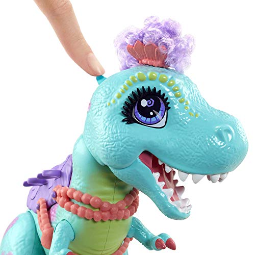 Cave Club Rockelle Doll and Tyrasaurus Dinosaur Pal Playset with Accessories, Gift for 4 Year Olds and up