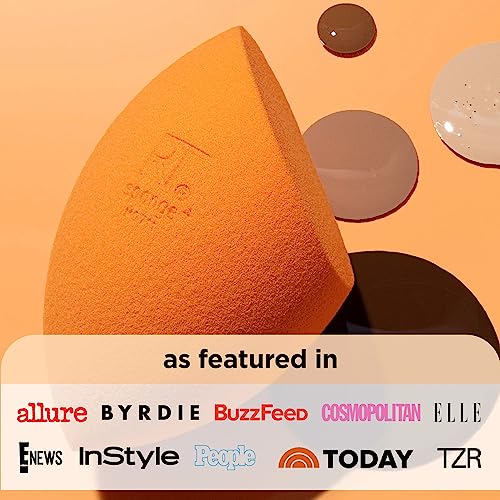 Real Techniques Everyday Essentials Kit, Makeup Brush Set With 2 Makeup Blending Sponges, For Eyeshadow, Foundation, Blush, & Concealer, UltraPlush Synthetic Bristles, 6 Piece Makeup Brush Set