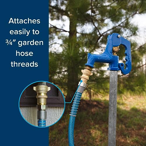 Camco Camper/RV Water Pressure Regulator | Protects RV Kitchen Small Appliances, Plumbing & Hoses | Reduces RV Water Pressure to Safe and Consistent 40-50 PSI | Drinking Water Safe (40055)