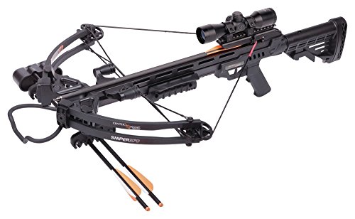 Centerpoint AXCS185BK Sniper 370 Crossbow Package, Black