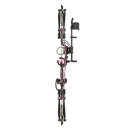Bear Archery Cruzer G2 Ready to Hunt Compound Bow Package for Adults and Youth, Left Hand, Muddy