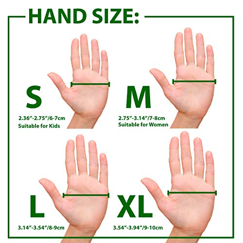 KESHES Archery Glove Finger Tab Accessories - Leather Gloves for Recurve & Compound Bow - Three Finger Guard for Men Women & Youth (Small)