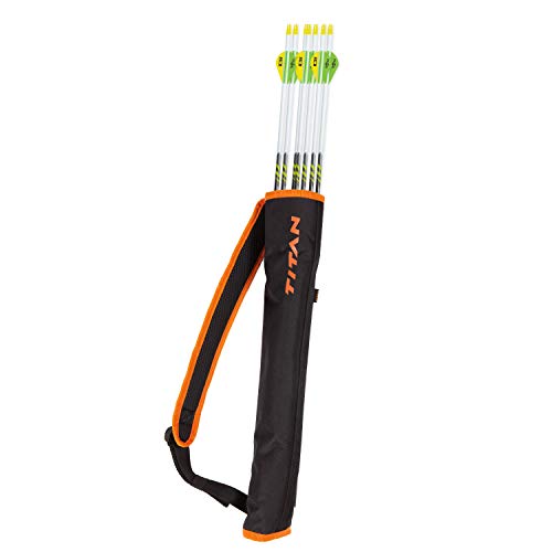 Allen Company Youth Archery Compact Back Arrow Quiver, Orange/Black